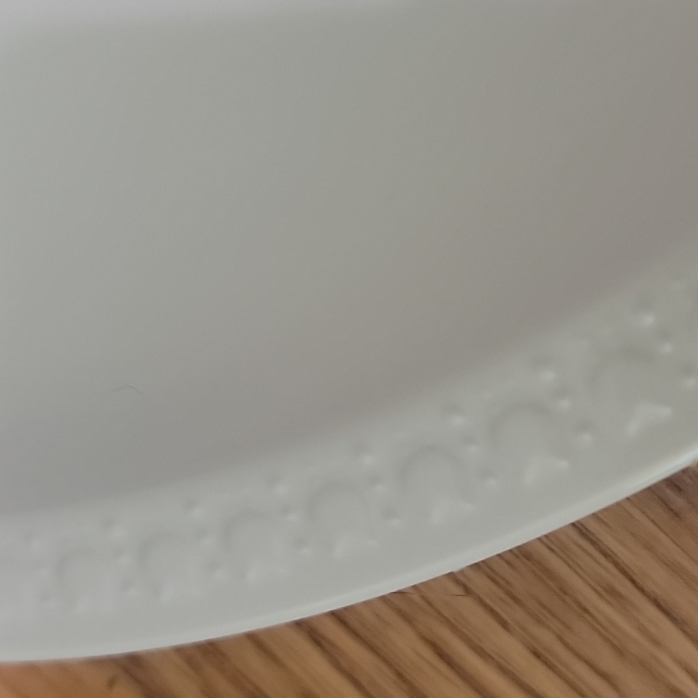#4 Corning Centura White Tulips Serving Platter - Picture 2 of 4